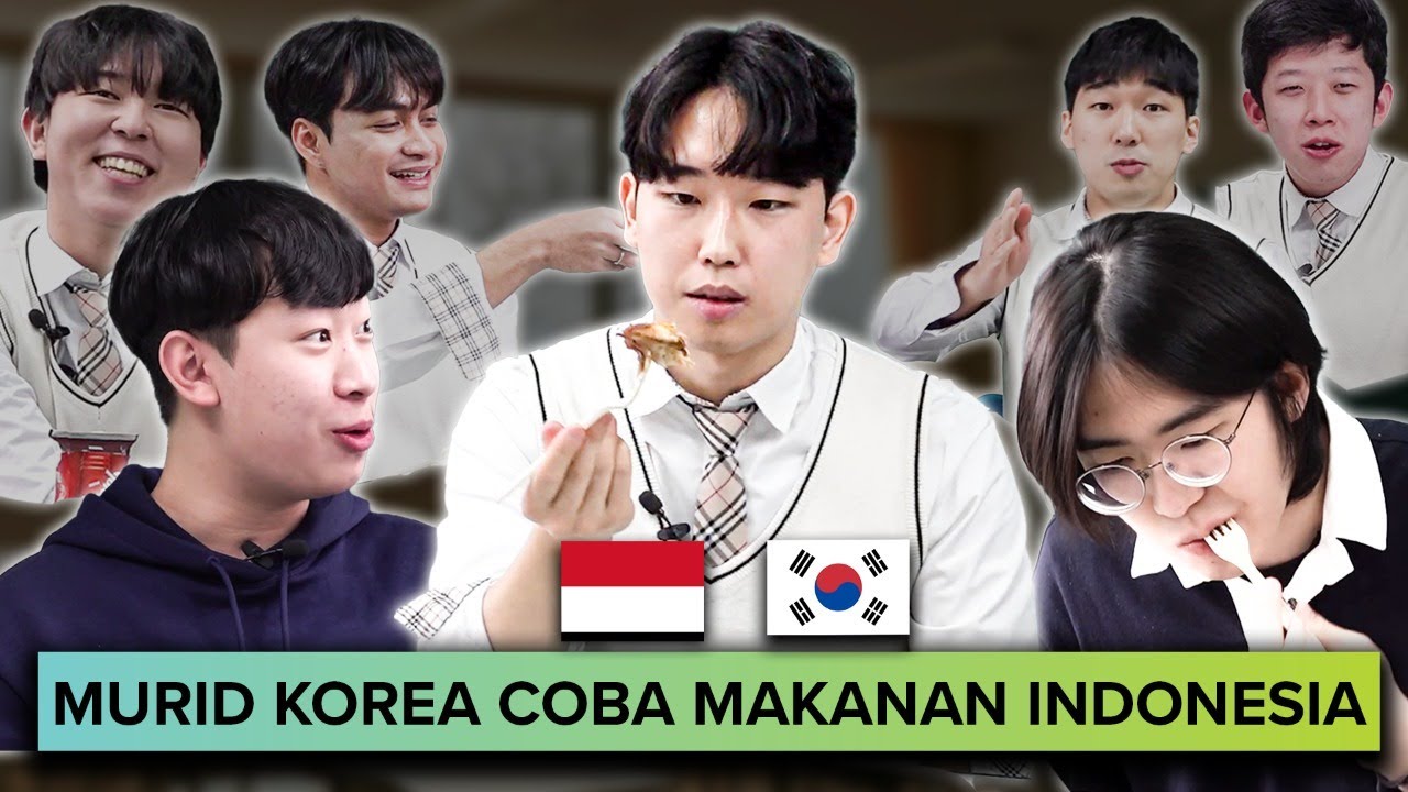 Murid Korea mukbang makanan Indonesia!! Pedes banget sampe ga kuat!! | Mas-Mas Korea