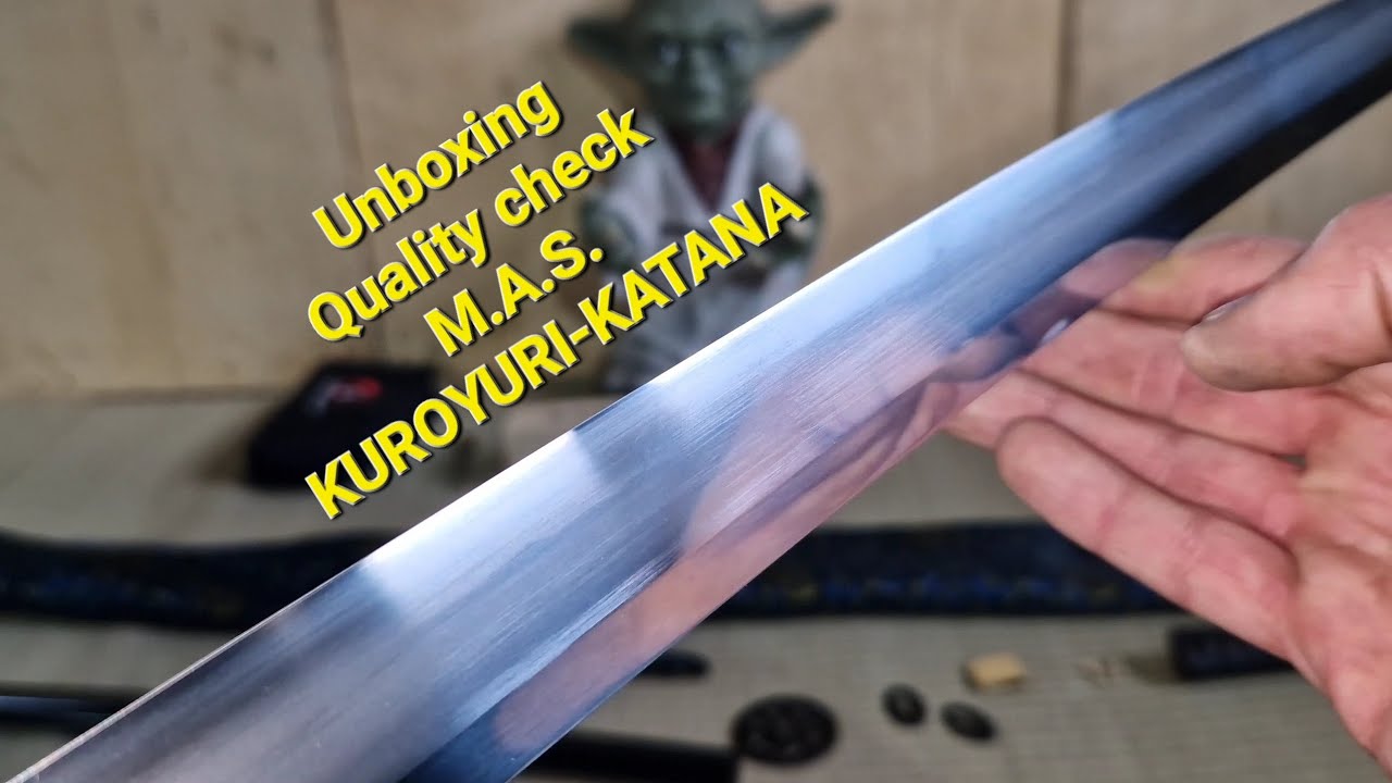 Unboxing Quality Review MAS Kuroyuri Katana @Samuraischwertkaufen #katana #samurai #martialarts