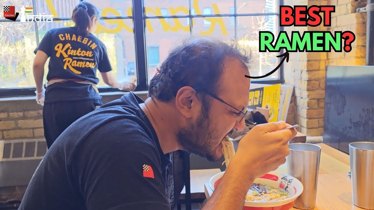 The best Ramen in Toronto? | Sagar's vlog at the FIDE Candidates in Toronto