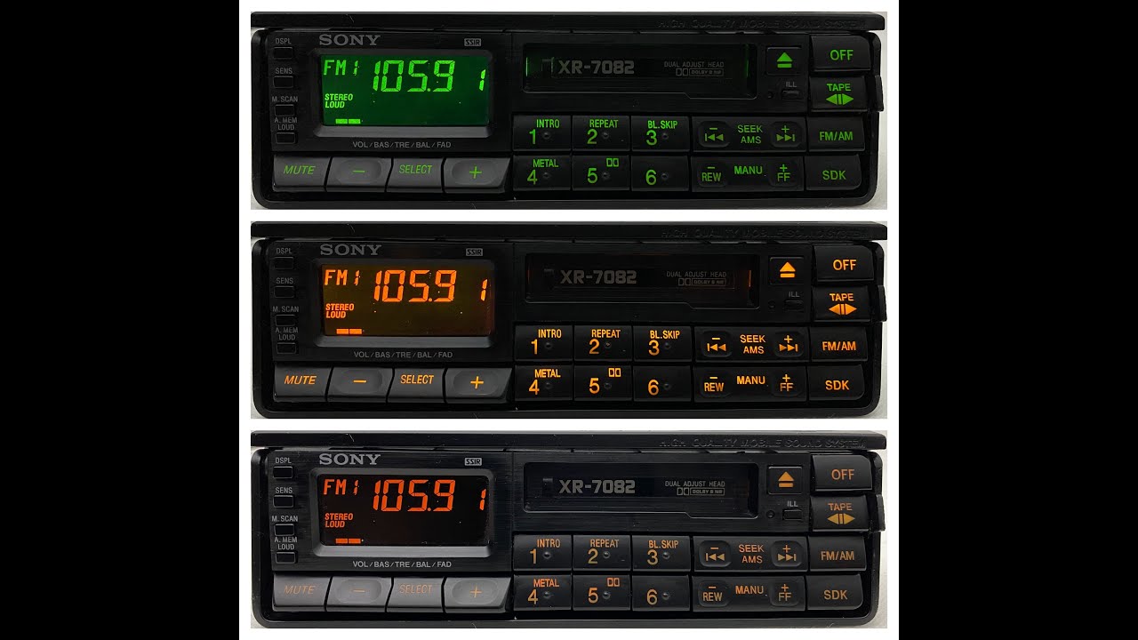 1990s Sony XR-7082 Car Cassette Radio Player - For Sale
