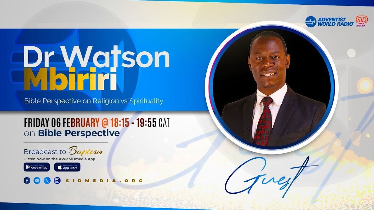 Bible Perspective on Religion vs Spirituality | AWR SIDmedia Livestream