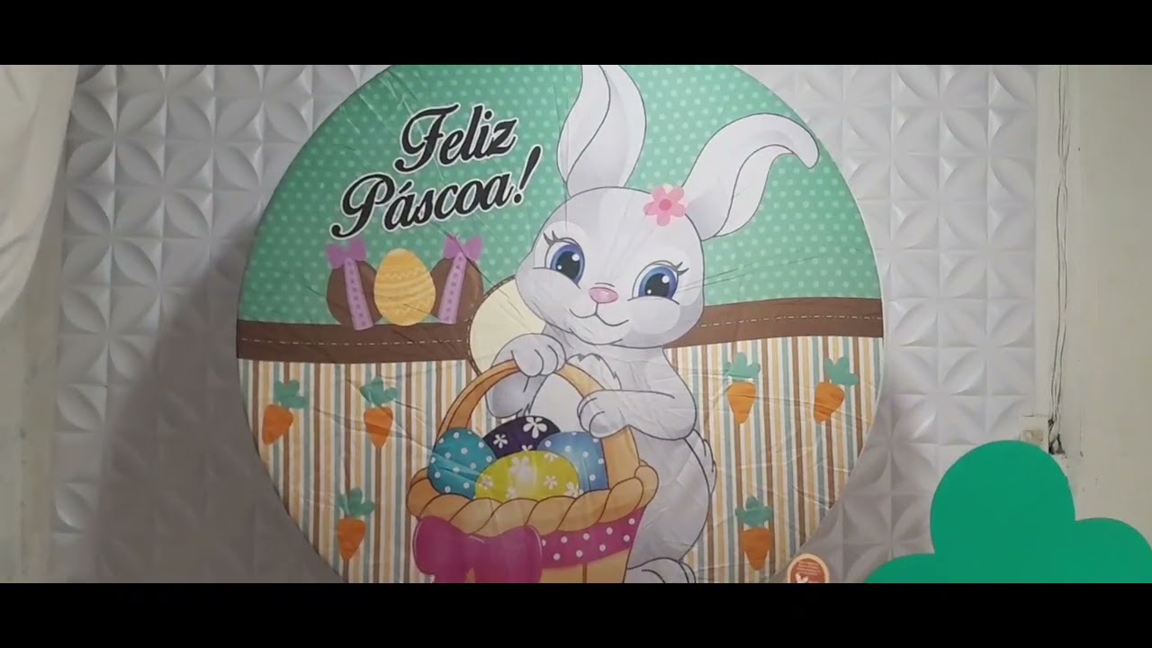 Primeira pré montagem para páscoa 