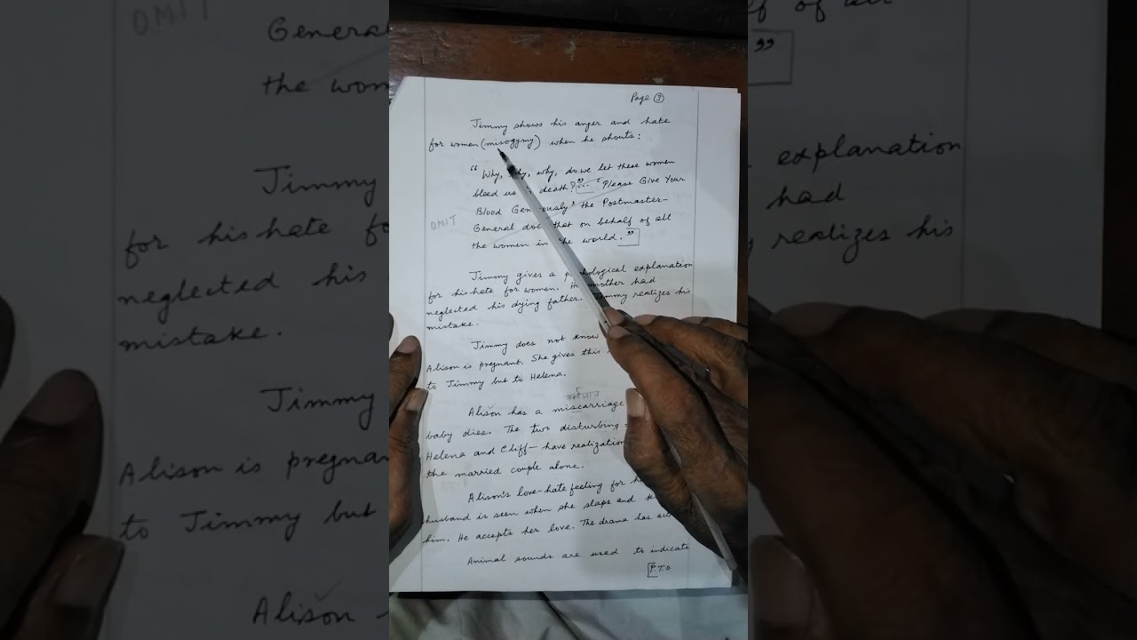 Look Back in Anger by John Osborne  #tmbu #mjpru #lucknowuniversity #bhu #prof
