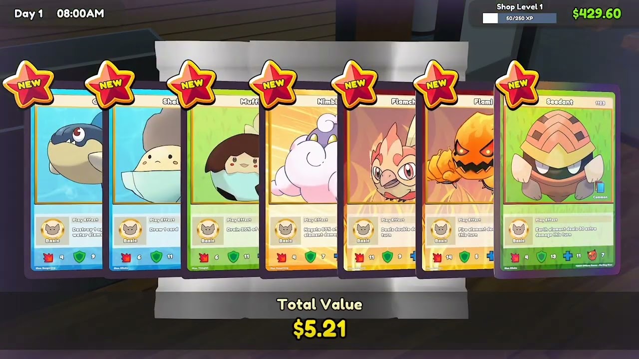 Opening the cardshop!