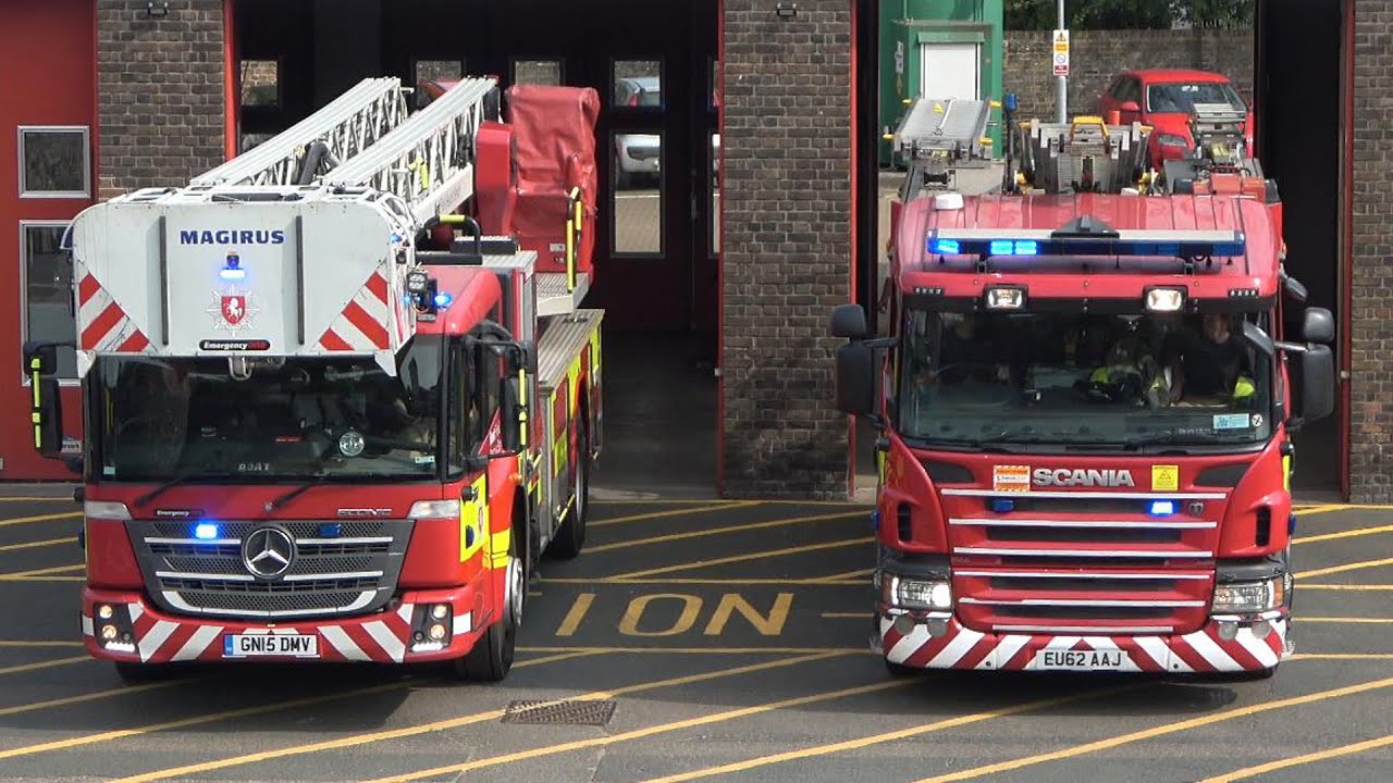Kent Fire & Rescue Service Canterbury RPL and TL turnout. - 09.06.2025