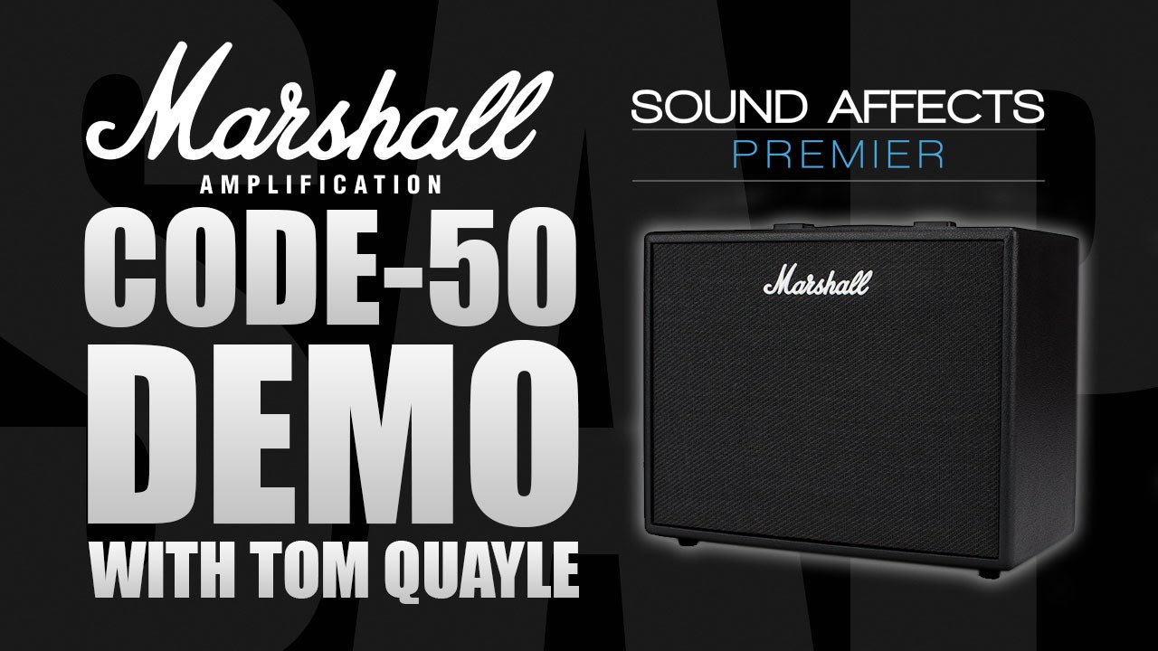 Marshall CODE 50 Bluetooth Guitar Combo Amplifier Demo Review