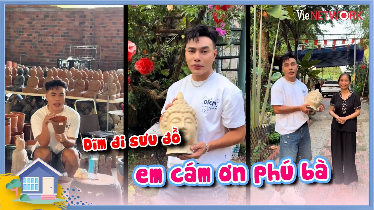 Thu Dĩm Dương Lâm hữu duyên đi sưu đồ trong gia trang của phú bà chủ lò gốm
