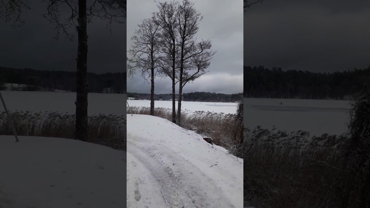 Mazury 2026-02-25 Ruciane-Nida, Jezioro Nidzkie, Plaża Miejska 