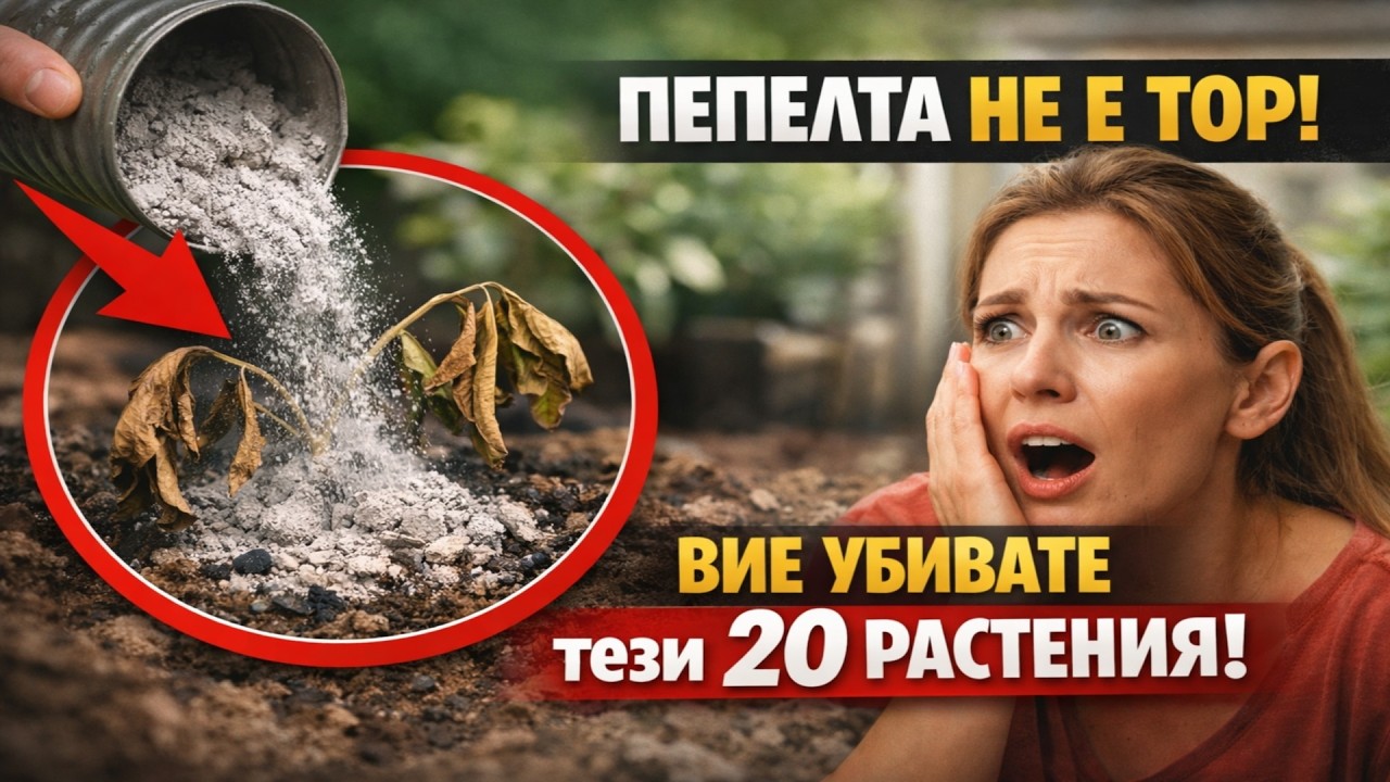 ПЕПЕЛТА НЕ Е ТОР! Вие УБИВАТЕ тези 20 растения, без дори да подозирате!