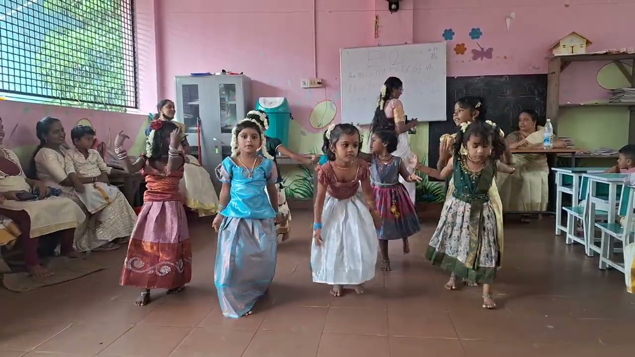Our little girls' performance at school