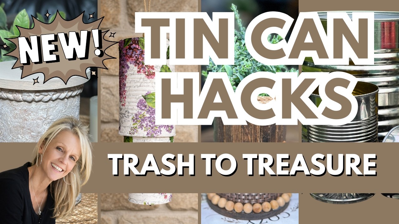 Genius Tin Can Hacks | High-End Decor From Trash to Treasure