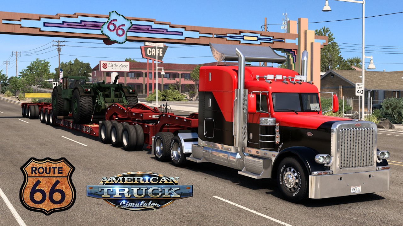 American Truck Simulator Novo México Highway Route 66 Hidden Route City Gallup For Albuquerque