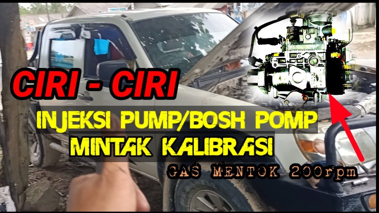 MAZDA BT 50 INJEKSI PUMP MINTAK KALIBRASI