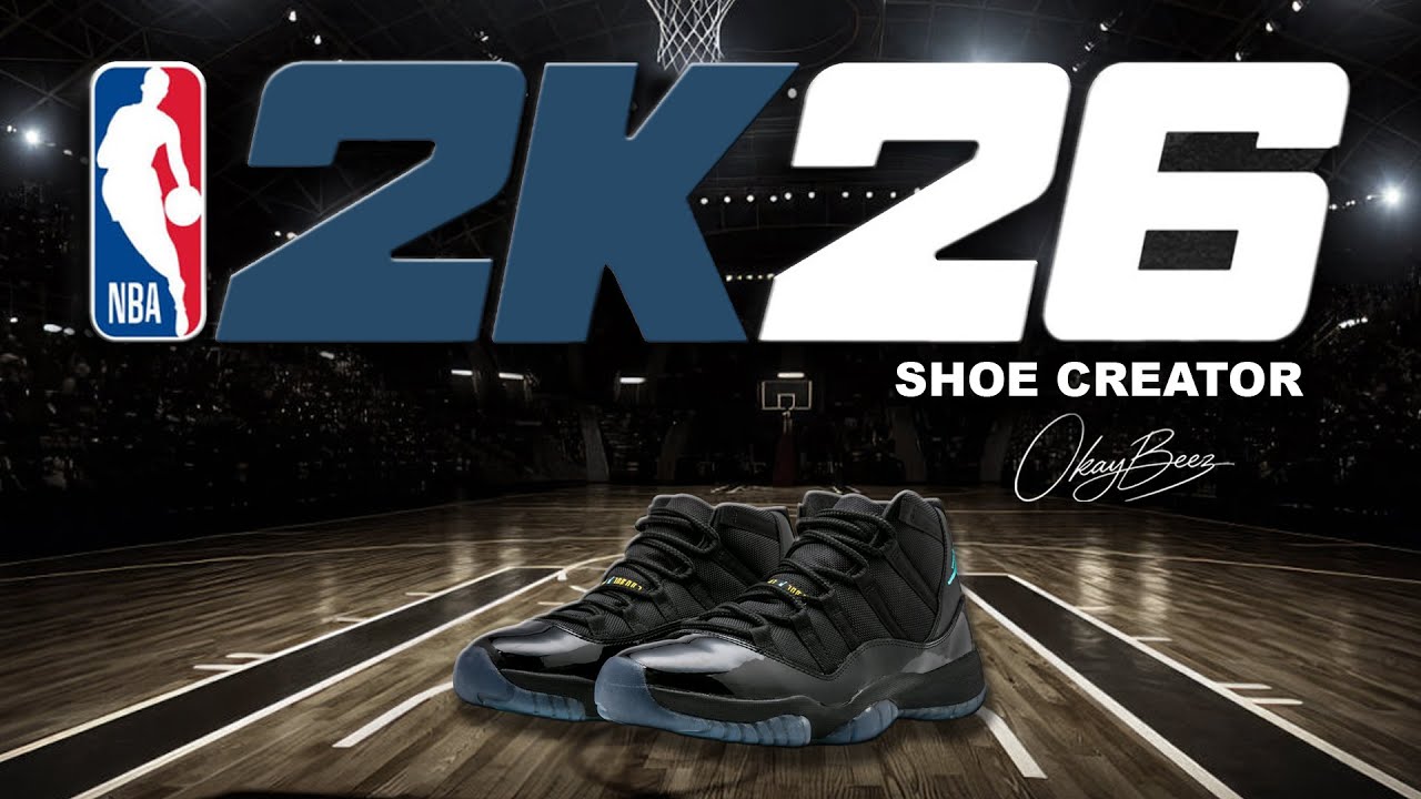 NBA 2K26 Shoe Creator - How to make Air Jordan Retro 11 'Gamma'