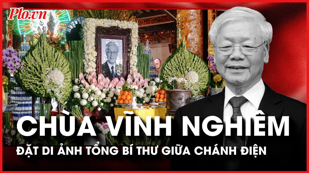 Người dân TP.HCM đến chùa Vĩnh Nghiêm dâng hương, tưởng nhớ Tổng Bí thư Nguyễn Phú Trọng - PLO