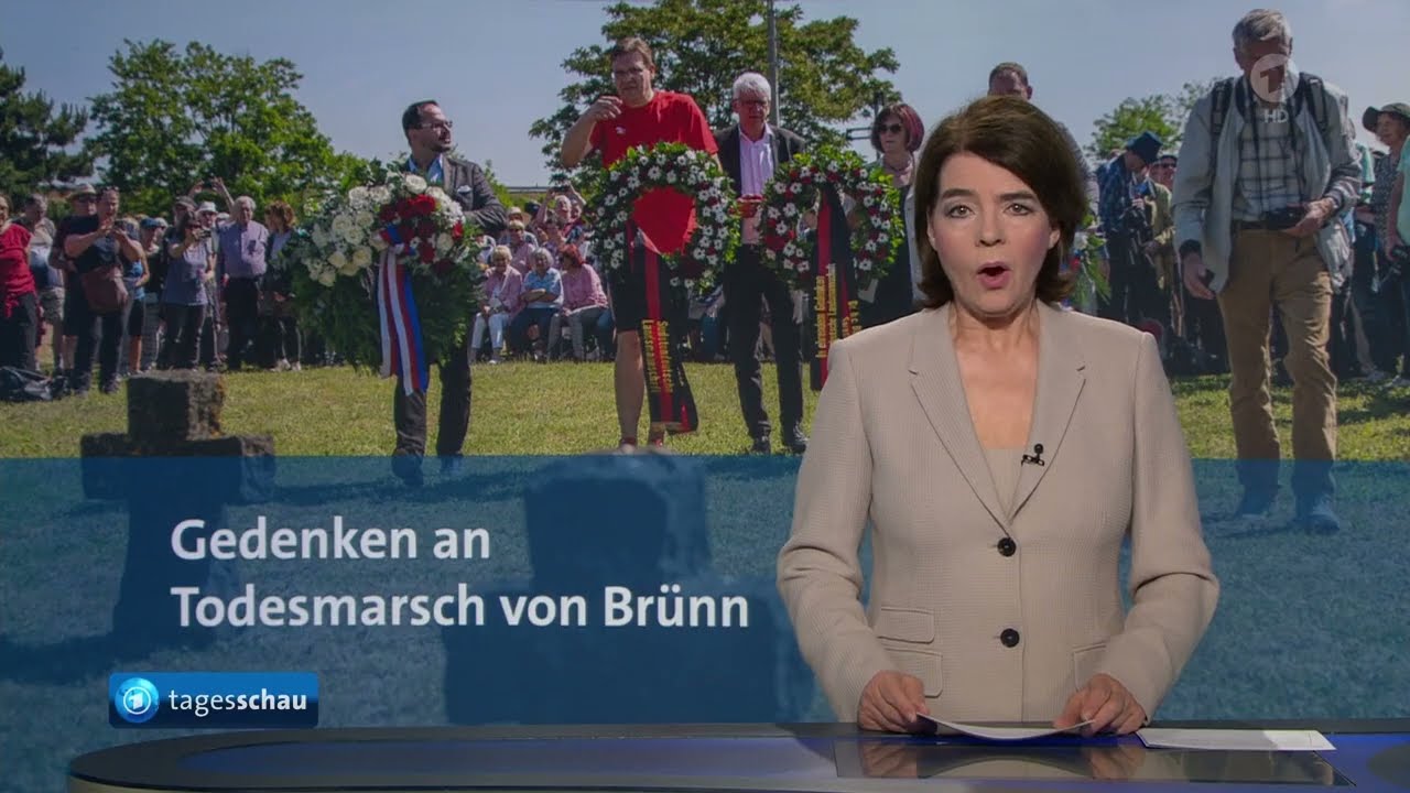 Gedenkmarsch für die Vertriebenen des Brünner Todesmarsches vor 80 Jahren