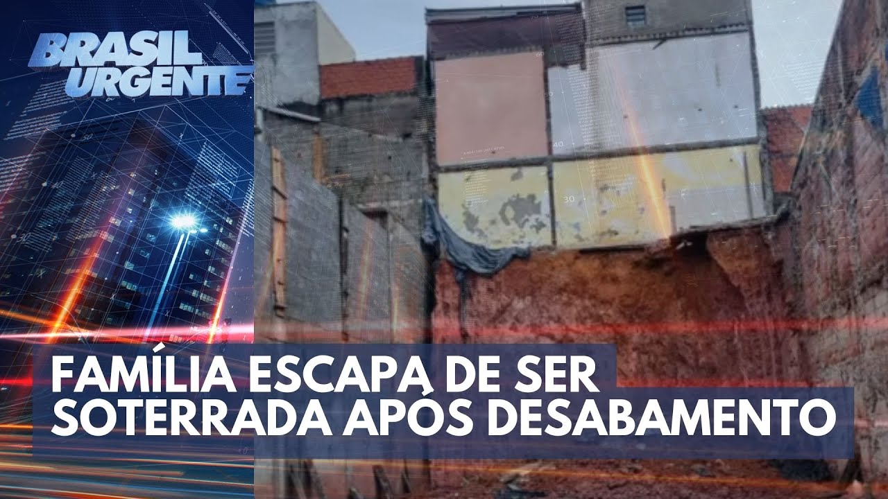 Casa desaba e família perde tudo | Brasil Urgente