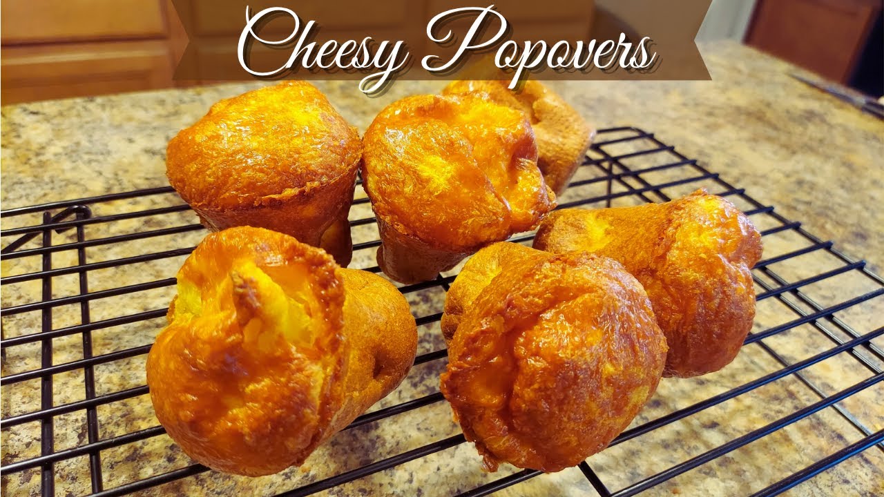 Homemade Cheesy Popovers Recipe | How To Use An Abundance Of Eggs | Egg Recipes