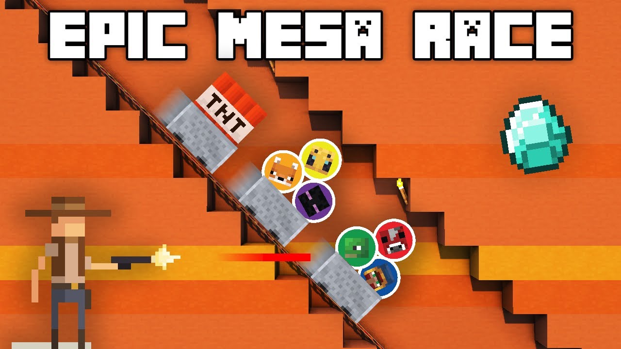 24 Minecraft Marble Race EP.17: Epic Mesa Biome Race