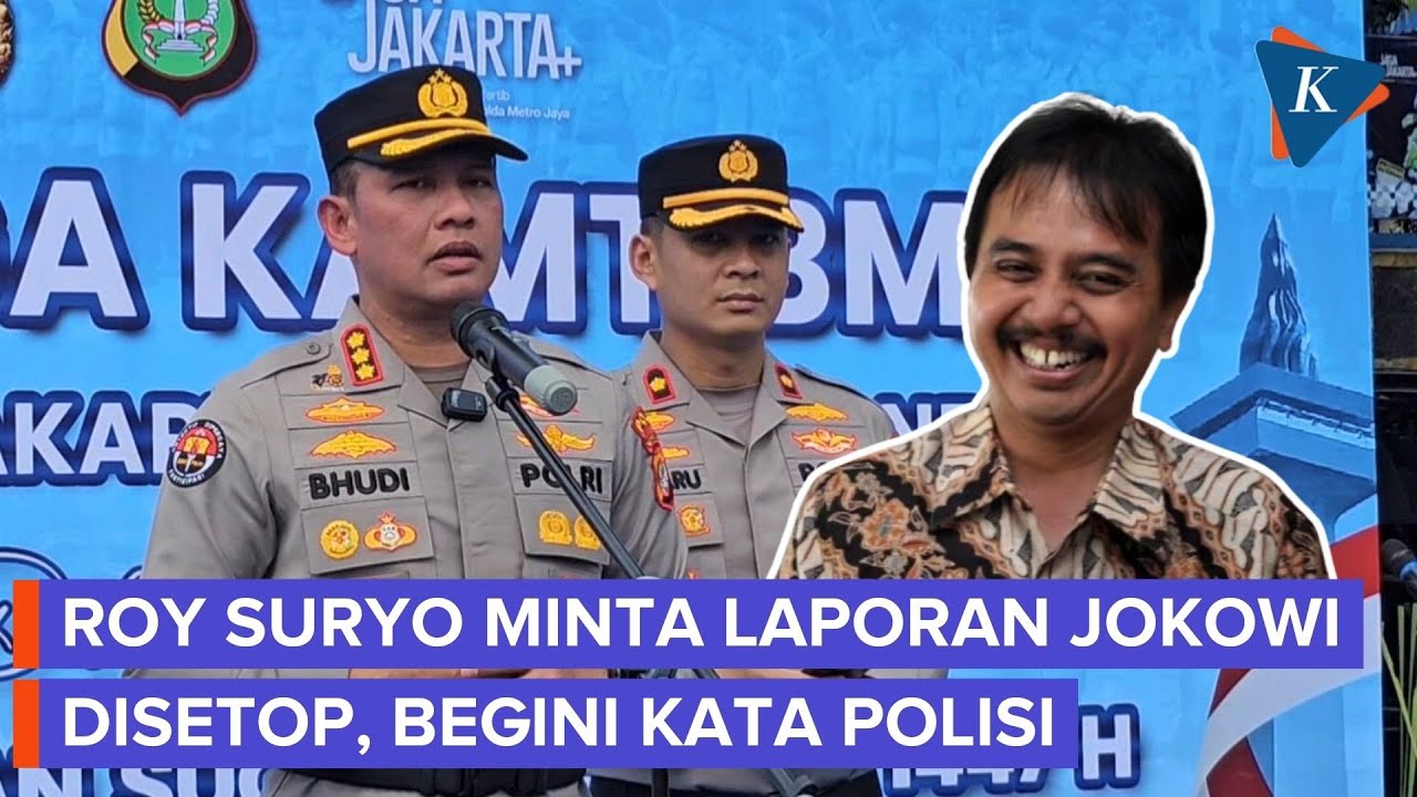 Tanggapan Polda Metro soal Roy Suryo Minta Laporan Jokowi Disetop