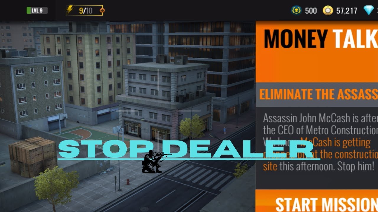 Sniper 3d Stop Dealer (sniper on mission)💰‼️|| #sniper3d 