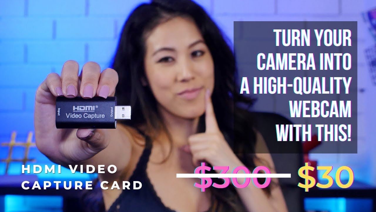 Turn Your Camera Into a High-Quality Webcam With This $30 Capture Card!