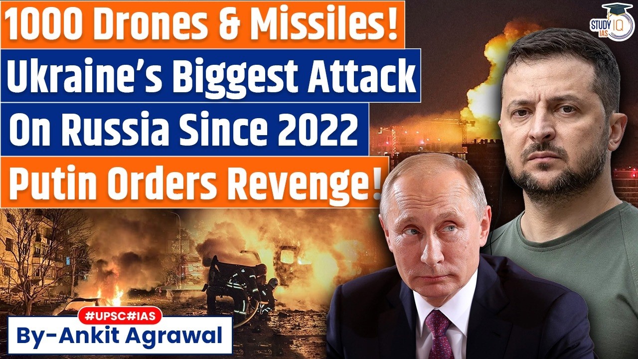Ukraine's largest attack on Russia | Ankit Agrawal Study IQ