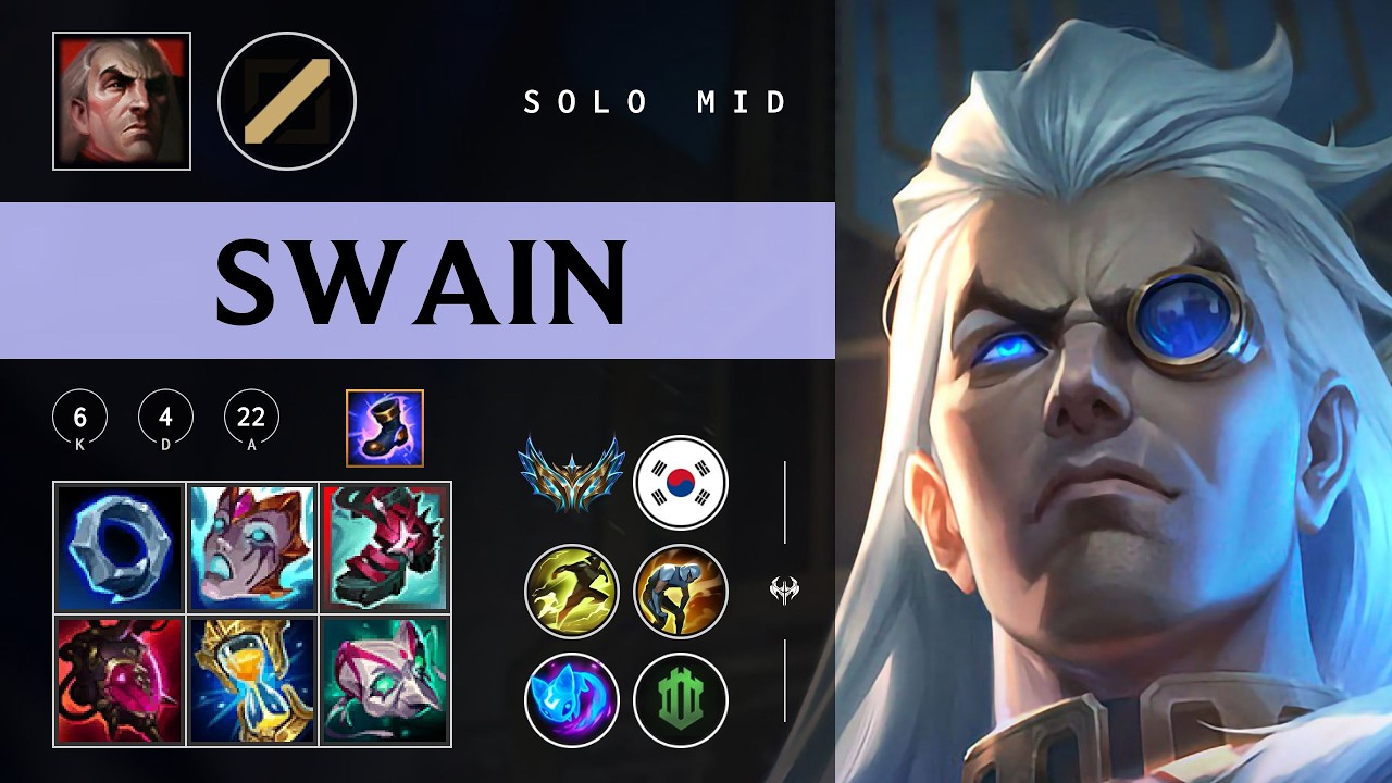 Swain Mid vs Katarina - KR Challenger Patch 26.04