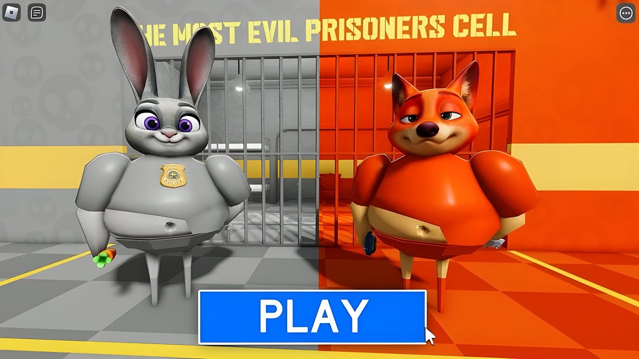 JUDY'S & NICK'S PRISON RUN (Obby) - Roblox Gameplay Walkthrough