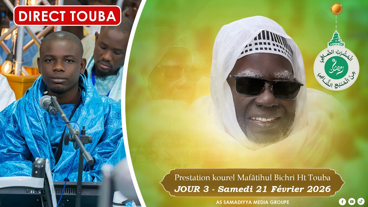 🔴En Direct Résidence Cheikhoul Khadim : Al Mashrabu'ç çâfî minal manbahi'sh Shâfî - 3e Jour