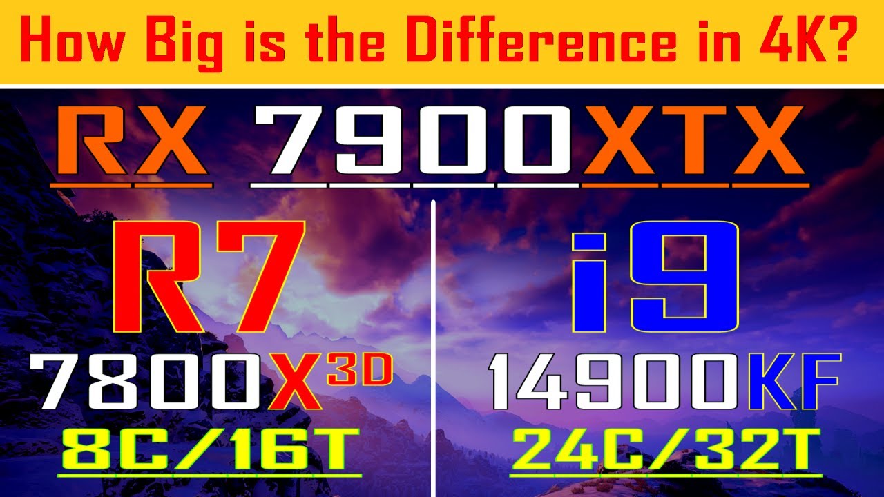 INTEL i9 14900KF vs RYZEN 7 7800X3D // which one is better for Gaming?