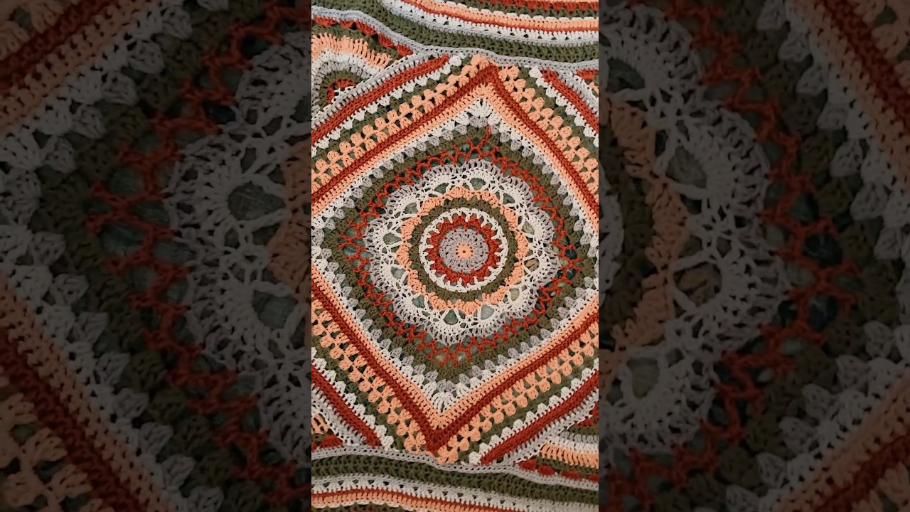Our next #crochet along project! The Desert Blossom Mandala! Look for this in May! #tutorial