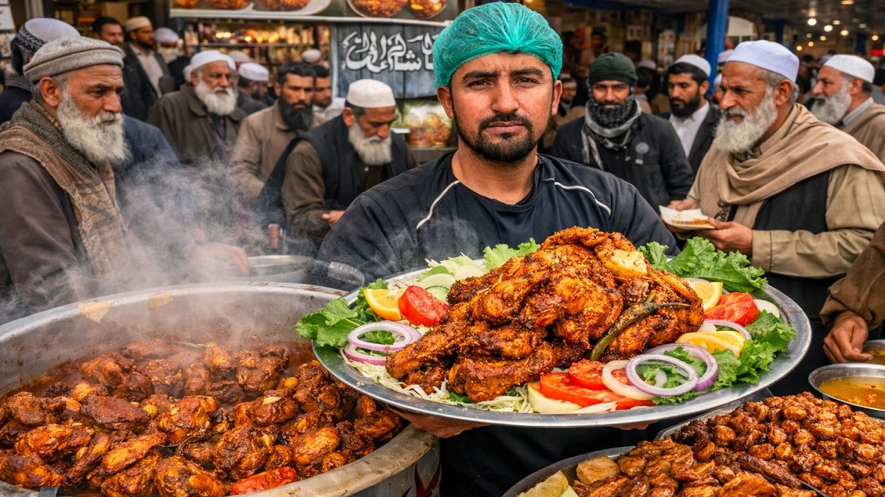 Рецепт Дег Чаргхи | С праздником Рамадан Мубарак | Уличная еда | Традиционная патанская еда в Афг...
