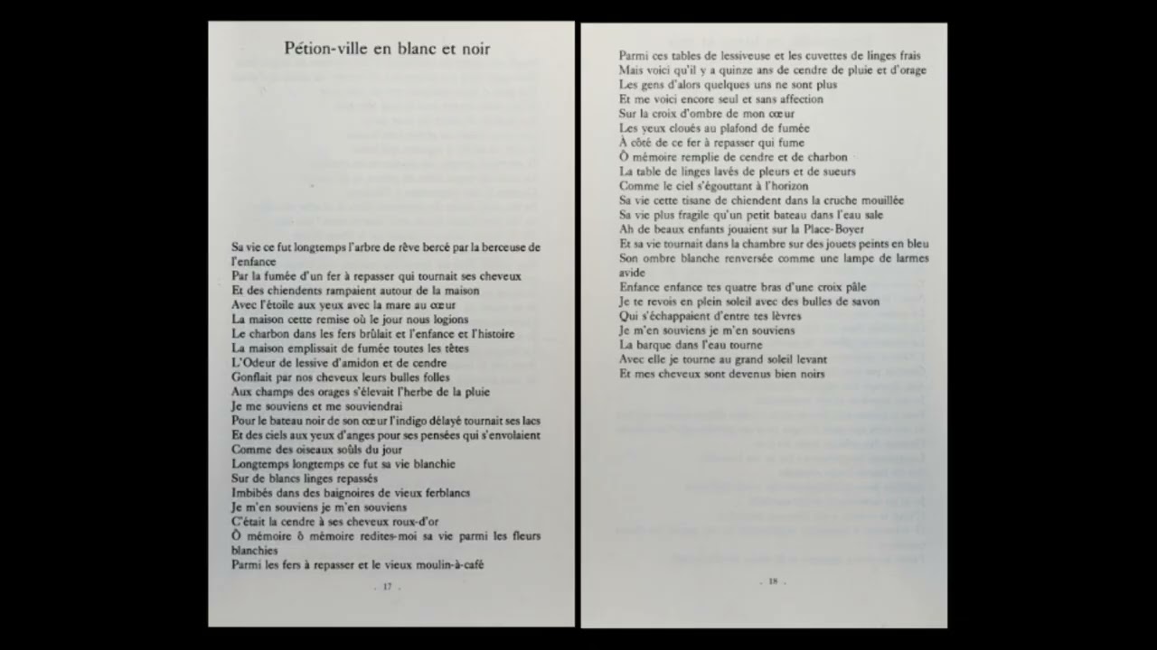 Pétion ville en noir et blanc, Davertige
