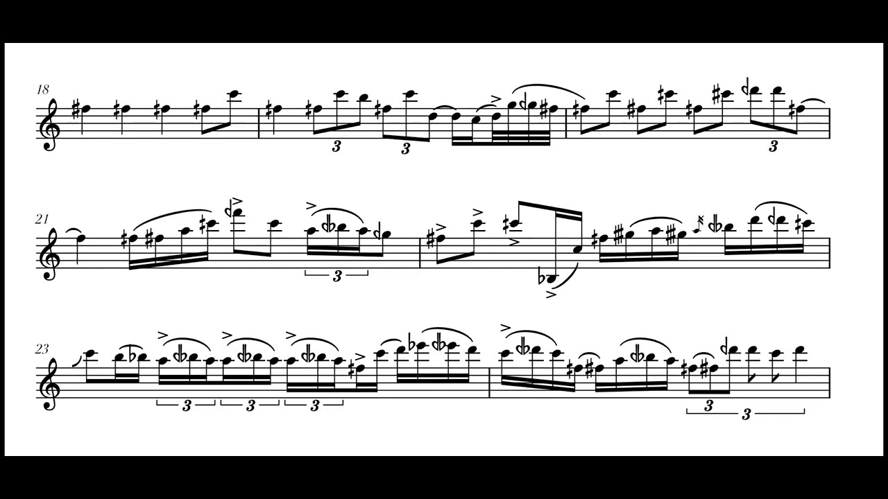 &ldquo;Trains&rdquo; - Microtonal Jazz Solo for Saxophone (Joshua Haugen, baritone saxophone)