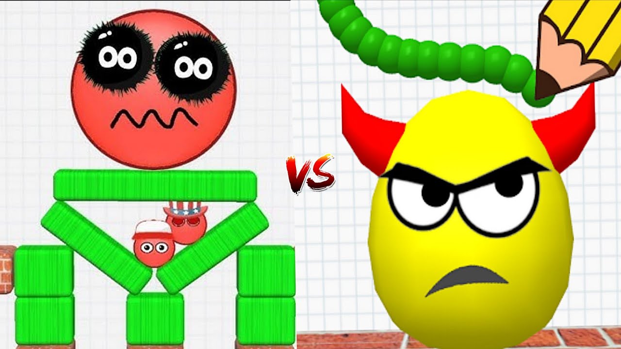 Draw To Smash Vs Hide Ball Brain New UPDATE Satisfying Double Walkthrough Merge Gameplay TapZone!