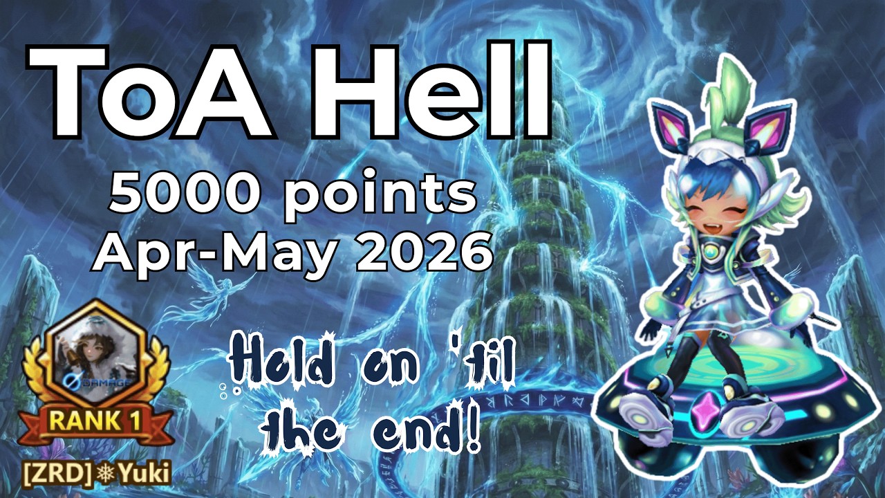 ToA Hell 5000 Points | April-May 26 | Rank 1 Asia | Summoners War