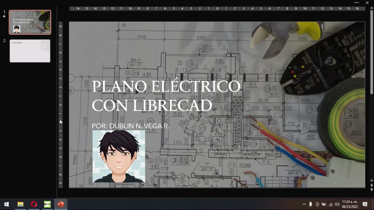 LibreCAD - Plano Electrico - 01