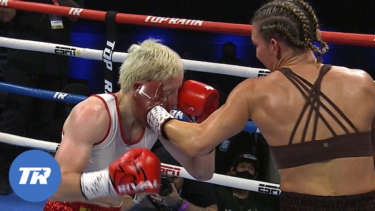 Mayer Drops Nasty Combinations on Hamadouche in SUPER SLOW MO