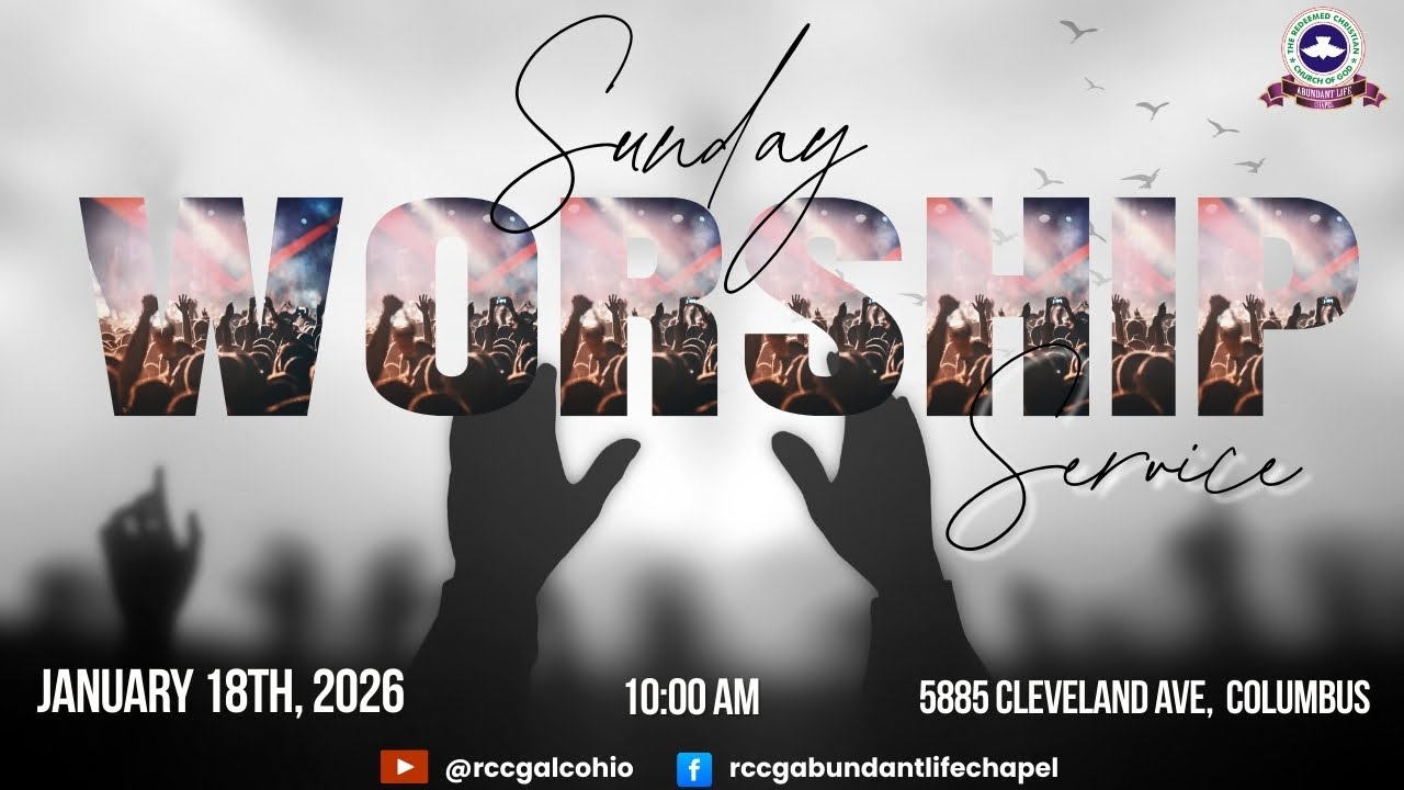 RCCG ALC || SUNDAY WORSHIP SERVICE || JANUARY 18TH, 2026