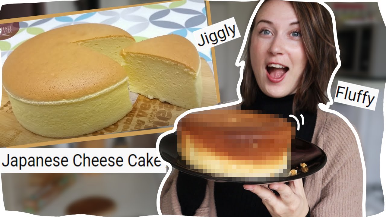 I made that JAPANESE JIGGLY SOUFFLE CHEESECAKE for the FIRST TIME.. // RECIPE REVIEW //