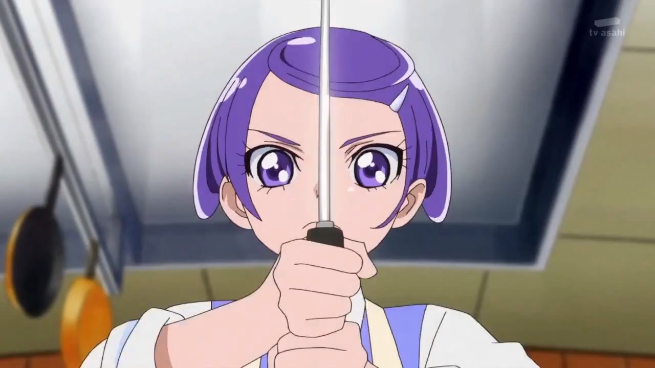 真琴（キュアソード）はキッチンで本当に災いです！ドキドキ！プリキュア