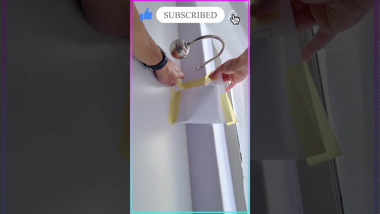 Simply Install Curtain Hold Backs 💥#shorts  #diy #viral #home #tools #homedecor #curtains