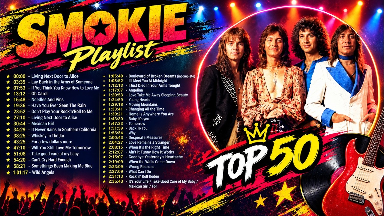 Best Smokie Songs 2026 🎸✨ Greatest Hits Collection | Full Album Playlist & Timeless Classic Songs