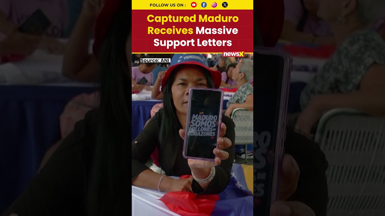 Letters Flood In for Captured Venezuelan President Maduro #maduro #trump #shorts