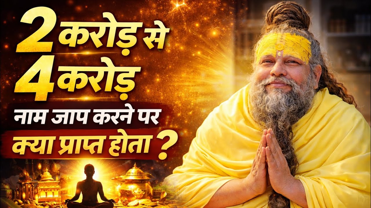 “करोड़ों नाम जाप के बाद क्या बदल जाता है जीवन? | केली कुंज महाराज जी”