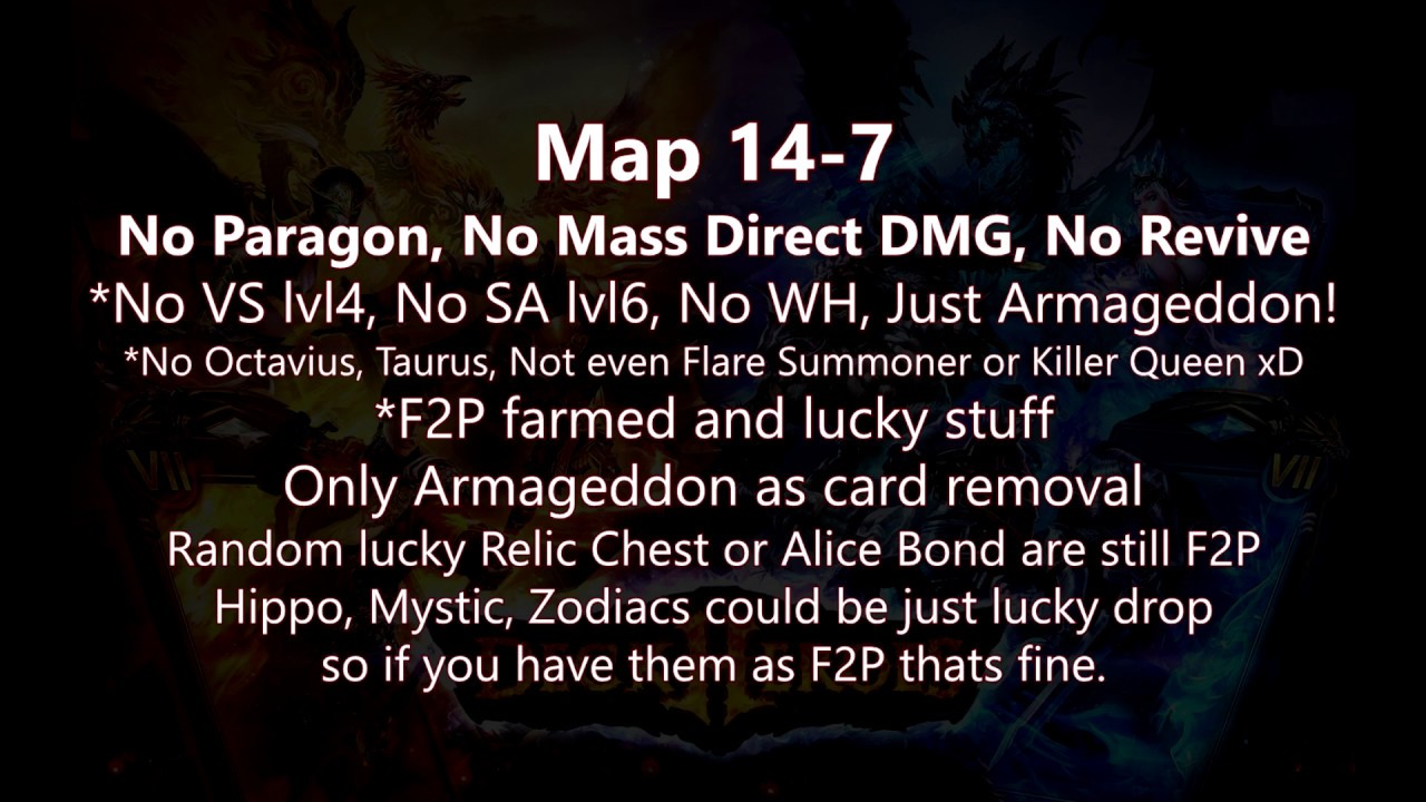 Deck Heroes - Map 14-7 F2P Lame Deck No Paragon