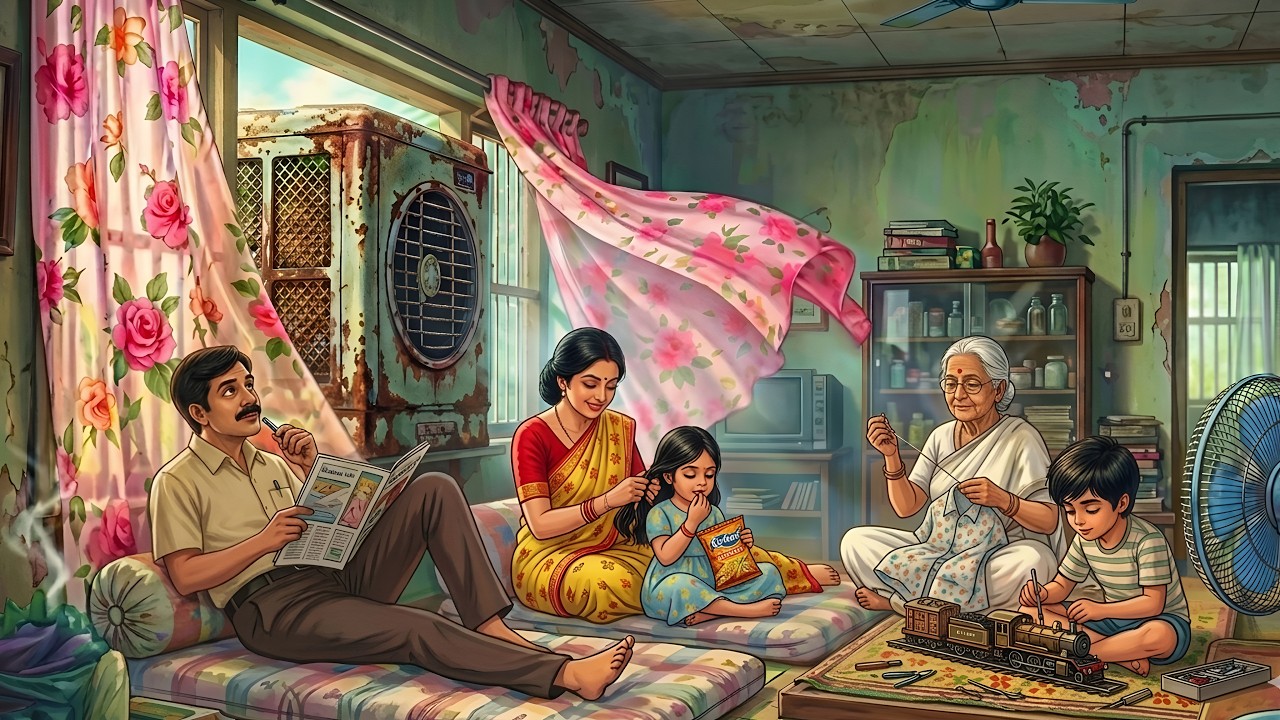 30 Minutes Cozy 90s Indian Nostalgia 🌙 | Nani Ka Gaon & Summer Memories (Ghibli Style)