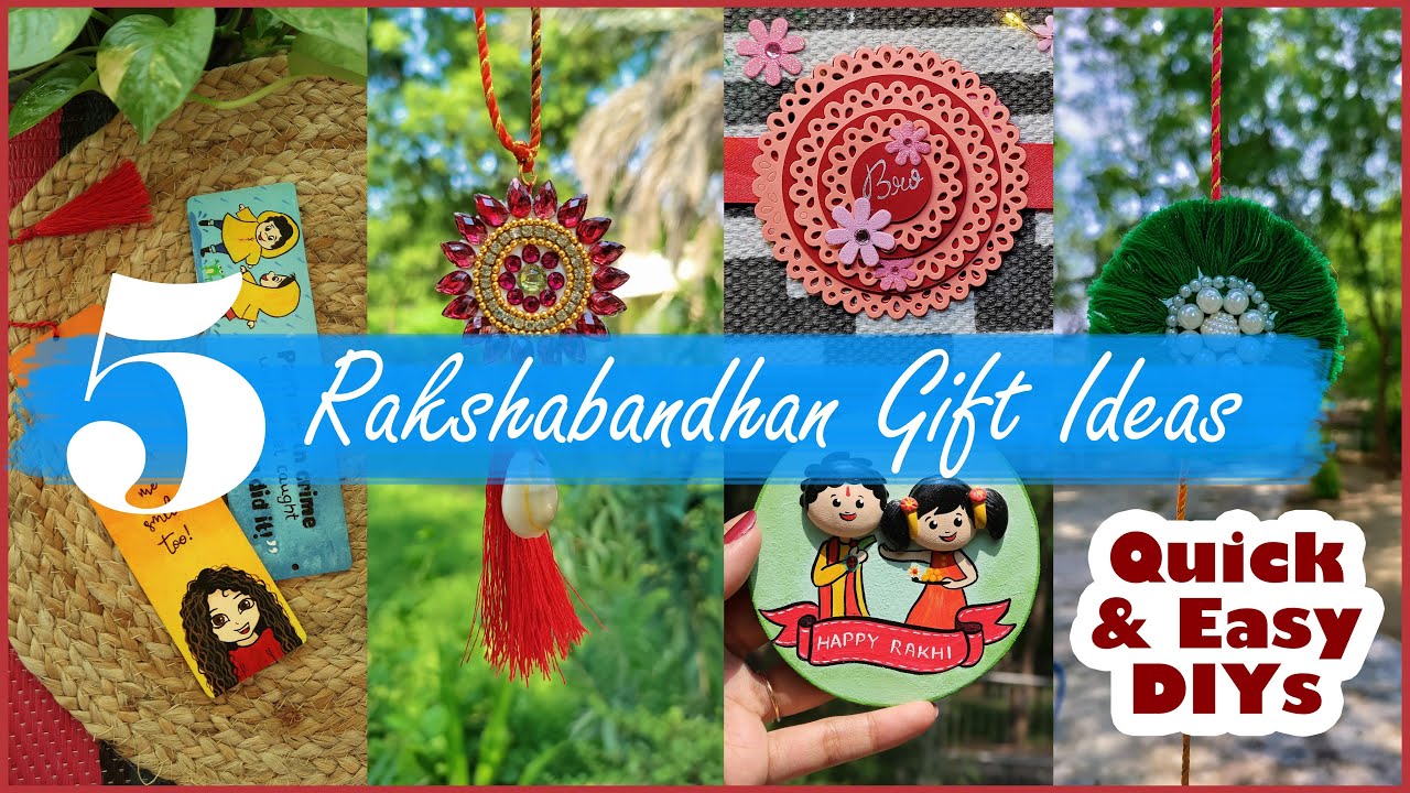 5 Quick & Easy Rakshabandhan gift ideas | Rakhi Gift Ideas