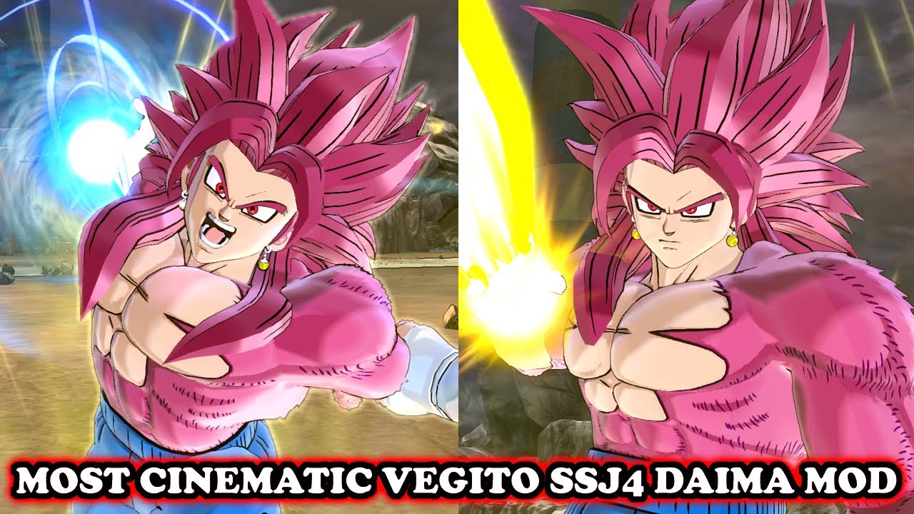 NEW MOST CINEMATIC VEGITO SSJ4 DAIMA [New Animated Skills & Ultimates] Dragon Ball Xenoverse 2 Mods